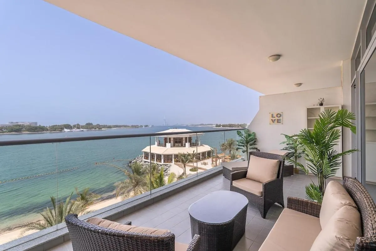 Sleeps 4 With The Palm Beach View Apartment Dubai 0*,